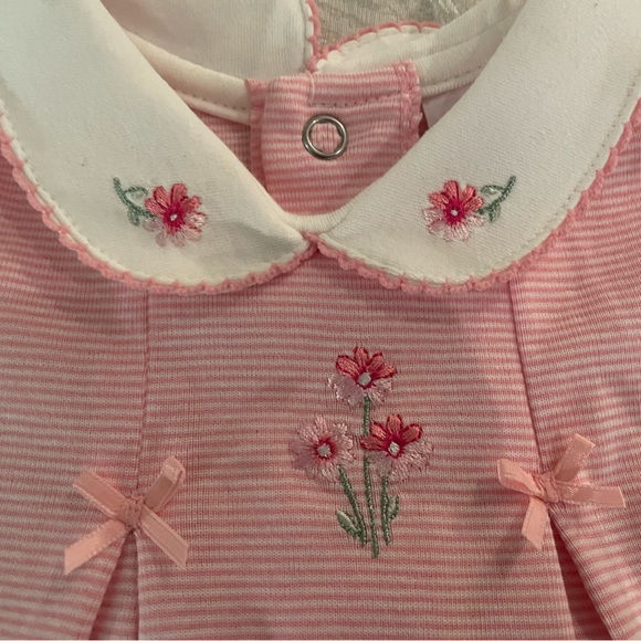 Carter’s Pretty in Pink Girls 9M Pink Dress and Bloomers - Picture 2 of 8